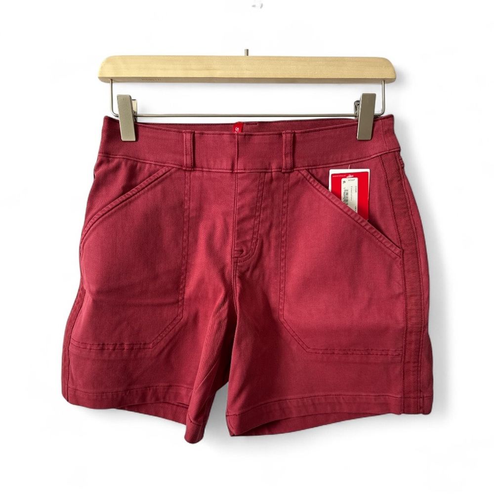 SPANX pull on 4” twill Shorts